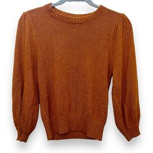 Lush autumn orange sweater